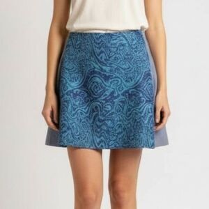 Nike Golf Dri-FIT Skort • Purple Blue Cerulean Print • Pockets• Stretch